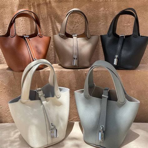 bucket hermes bag|hermes picotin size chart.